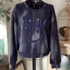 Smile sweatshirt size small